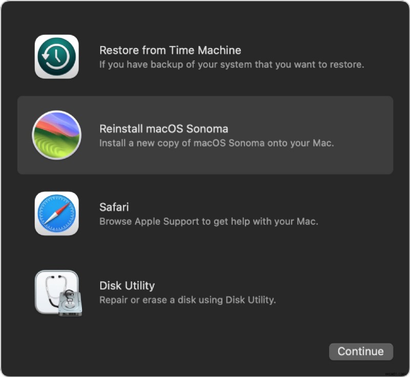 स्वच्छ macOS इंस्टाल कैसे करें:सिकोइया, सोनोमा, मोंटेरे और अधिक