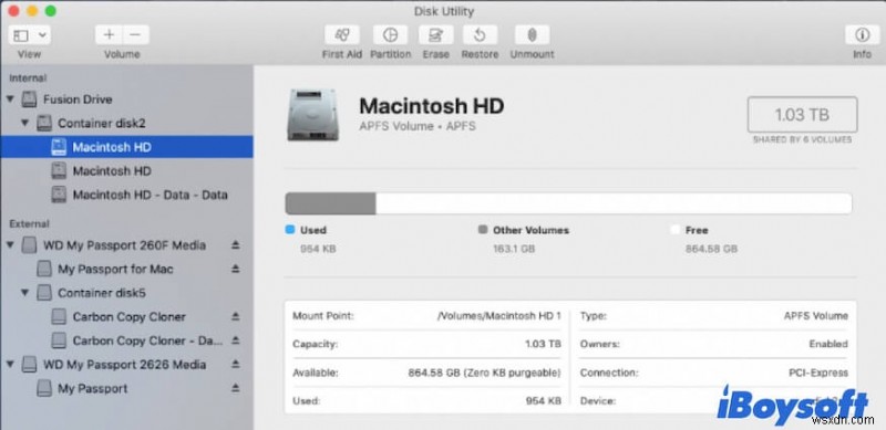 MacOS रीइंस्टॉल के बाद डुप्लिकेट मैकिंटोश HD वॉल्यूम हटाएं - त्वरित सुधार गाइड 