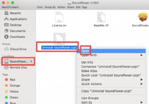 साउंडफ्लावर को सुरक्षित रूप से अनइंस्टॉल करें और macOS से साउंडफ्लावर.केक्स्ट को हटा दें 