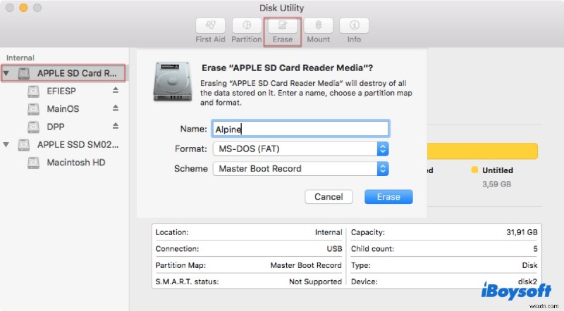 MacOS पर बूट करने योग्य SD कार्ड बनाएं - Mac और Windows के लिए चरण-दर-चरण मार्गदर्शिका