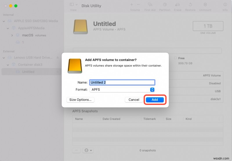 MacOS पर APFS वॉल्यूम एन्क्रिप्शन त्रुटि (-69596) का समाधान कैसे करें 