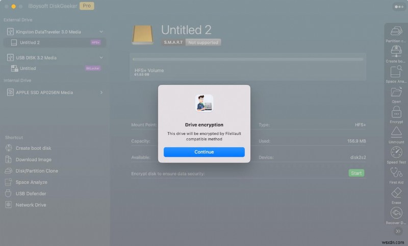MacOS पर APFS वॉल्यूम एन्क्रिप्शन त्रुटि (-69596) का समाधान कैसे करें 