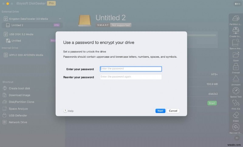 MacOS पर APFS वॉल्यूम एन्क्रिप्शन त्रुटि (-69596) का समाधान कैसे करें 