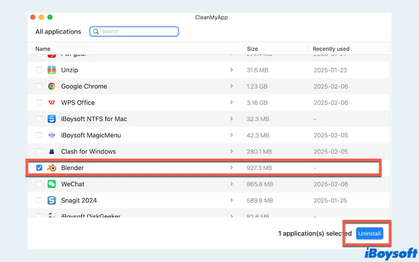 MacOS पर ब्लेंडर को पूरी तरह से कैसे अनइंस्टॉल करें और बची हुई फ़ाइलों को कैसे साफ़ करें 