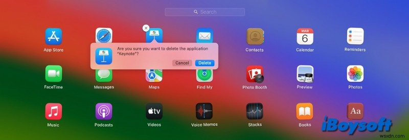 डिलीट बटन गायब होने पर MacOS लॉन्चपैड से ऐप आइकन कैसे हटाएं 