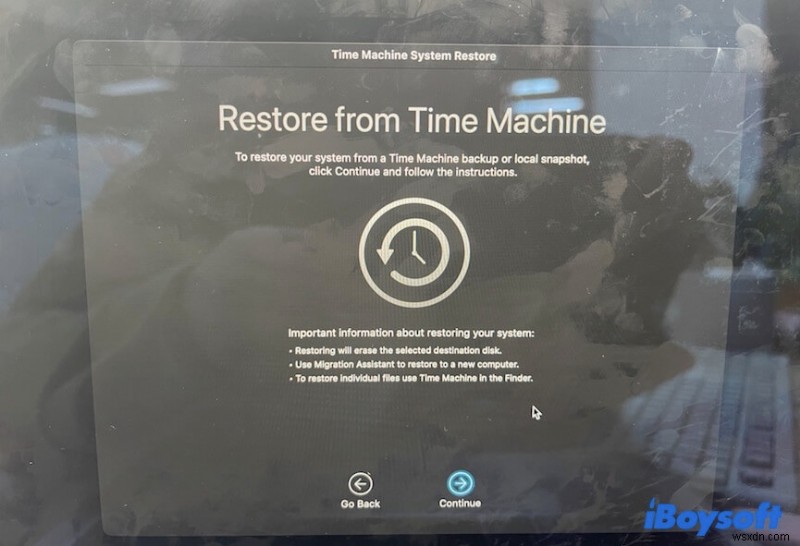समाधान:पुनर्प्राप्ति मोड में पूर्ण मिटा के बाद macOS को कैसे पुनर्स्थापित करें