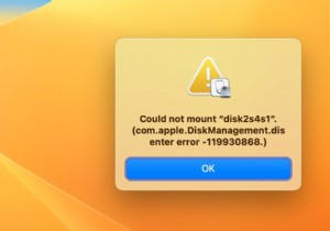MacOS पर com.apple.DiskManagement.disenter त्रुटियों (-119930868 / -119930872) का समाधान 
