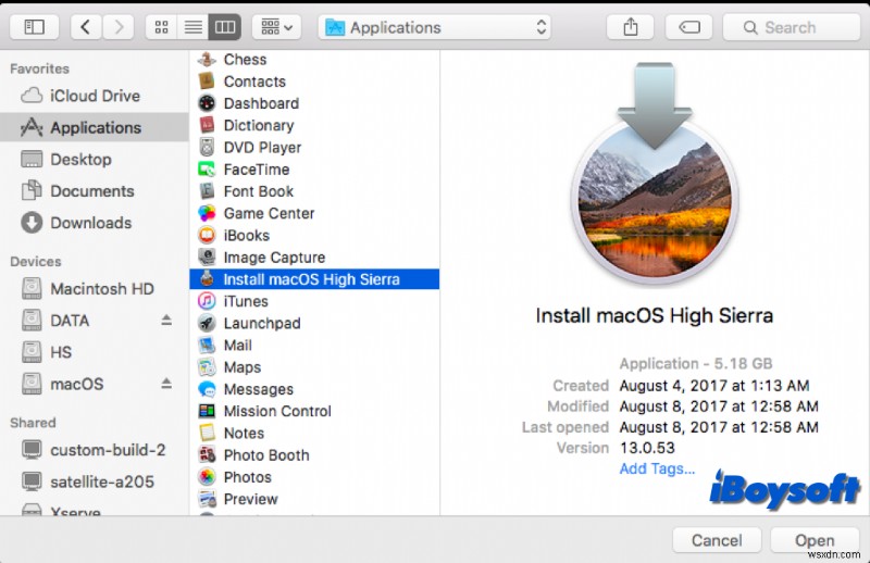 असमर्थित Mac पर macOS हाई सिएरा कैसे स्थापित करें:चरण-दर-चरण मार्गदर्शिका 
