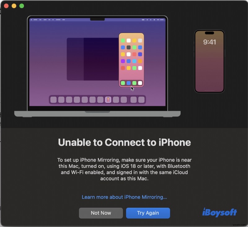 MacOS Sequoia पर iPhone मिररिंग का समाधान करें - त्वरित समाधान मार्गदर्शिका 