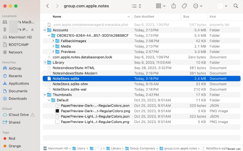 मैक नोट्स कहाँ संग्रहीत हैं? MacOS पर हटाए गए या गुम नोट्स पुनर्प्राप्त करें 