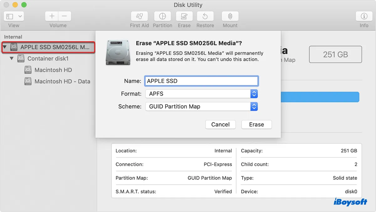 MacOS इंस्टॉलेशन त्रुटि को ठीक करें:Mac पर  इंस्टॉलेशन तैयार करते समय एक त्रुटि उत्पन्न हुई  
