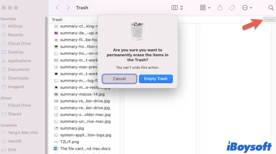 स्थान उपलब्ध होने पर भी macOS पर  डिस्क पूर्ण  त्रुटियों का समाधान करें 