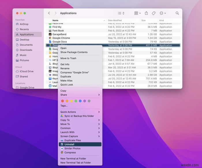 MacOS से Google Drive को पूरी तरह से अनइंस्टॉल करने के लिए चरण-दर-चरण मार्गदर्शिका 