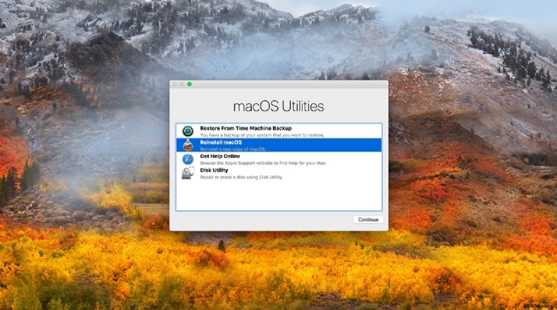 जब आपके डिस्क संस्करण को अपडेट की आवश्यकता हो तो macOS को पुनर्स्थापित करें 