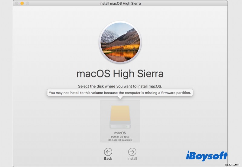 MacOS इंस्टालेशन के दौरान  कंप्यूटर में फ़र्मवेयर पार्टीशन नहीं है  त्रुटि को कैसे ठीक करें 