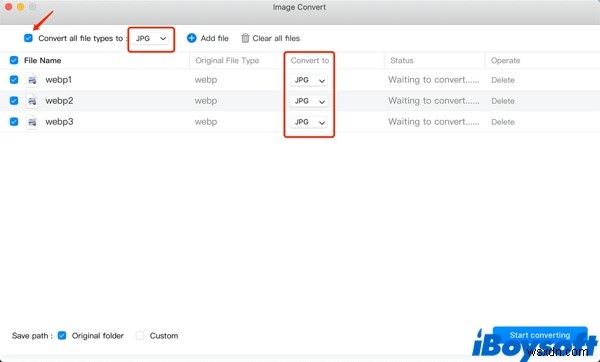 Mac पर WebP को JPG में कनवर्ट करें:थोक छवि रूपांतरण के लिए 3 आसान तरीके 