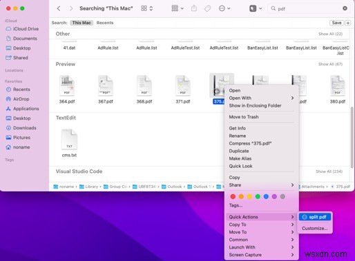 MacOS फाइंडर में त्वरित क्रियाओं में महारत हासिल करें:एक चरण-दर-चरण मार्गदर्शिका 