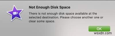 MacOS पर iMovie की  पर्याप्त डिस्क स्थान नहीं  त्रुटि को ठीक करें - 7 सरल समाधान 