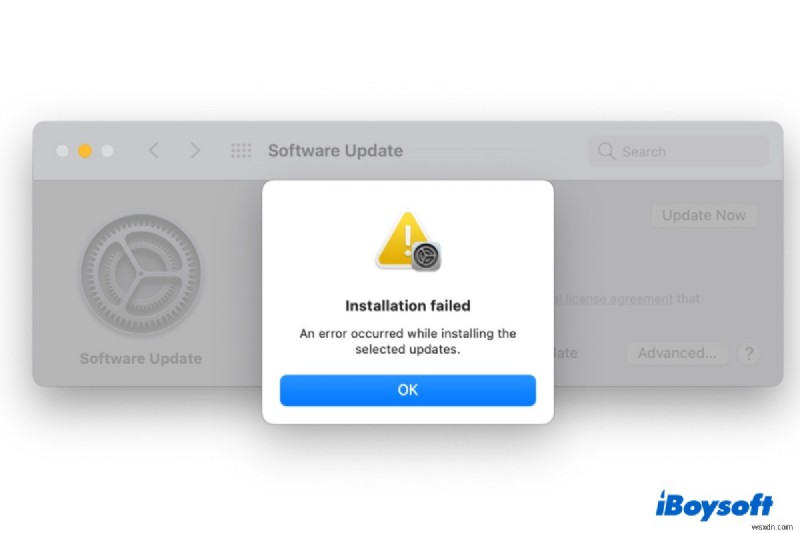MacOS Sequoia चलाने वाले M1 Mac पर  सॉफ़्टवेयर अपडेट को वैयक्तिकृत करने में विफल  त्रुटि को ठीक करें 