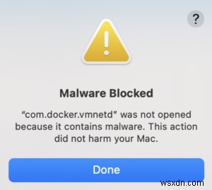MacOS पर com.docker.vmnetd मैलवेयर अलर्ट को ठीक करें - चरण-दर-चरण मार्गदर्शिका 