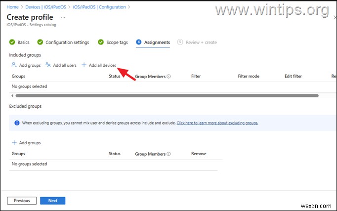 Microsoft Intune में iOS उपकरणों के लिए DDM अद्यतन नीति स्थापित करने के लिए चरण-दर-चरण मार्गदर्शिका 