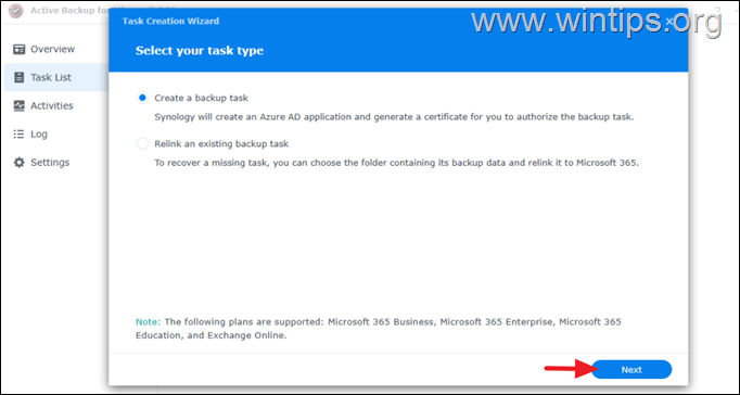 निःशुल्क मार्गदर्शिका:सक्रिय बैकअप का उपयोग करके Microsoft 365 डेटा को Synology NAS में सुरक्षित रूप से बैकअप करें 