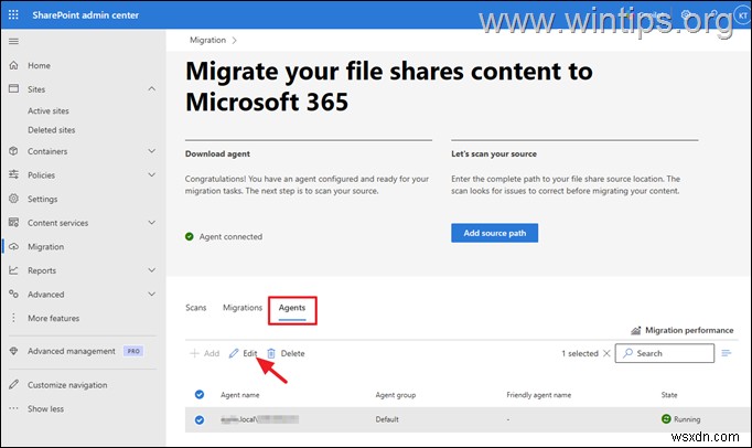ठीक करें:SharePoint माइग्रेशन टूल में  अस्थायी संग्रहण कम  त्रुटि का समाधान करें 