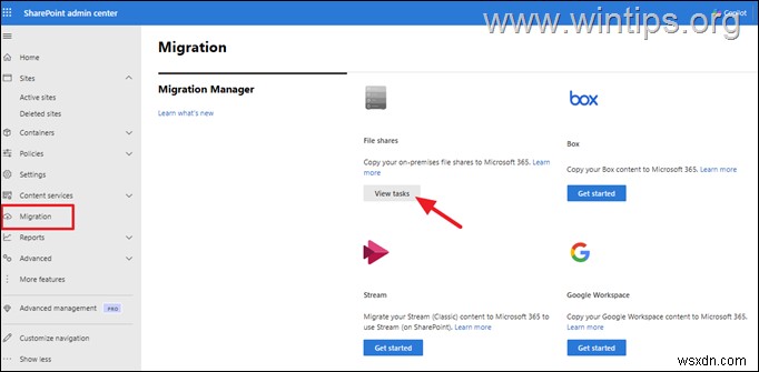 ठीक करें:SharePoint माइग्रेशन टूल में  अस्थायी संग्रहण कम  त्रुटि का समाधान करें 