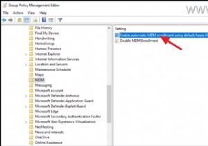 समूह नीति - Microsoft 365 के माध्यम से सक्रिय निर्देशिका उपकरणों को Intune में स्वतः नामांकित करें 