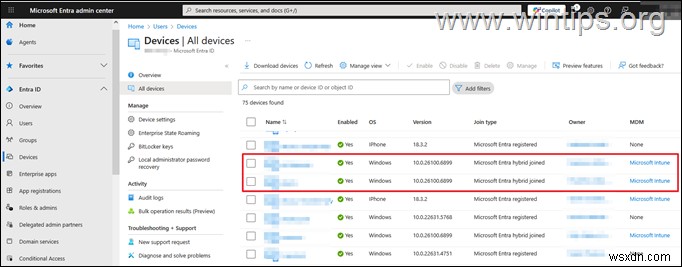 समूह नीति - Microsoft 365 के माध्यम से सक्रिय निर्देशिका उपकरणों को Intune में स्वतः नामांकित करें 
