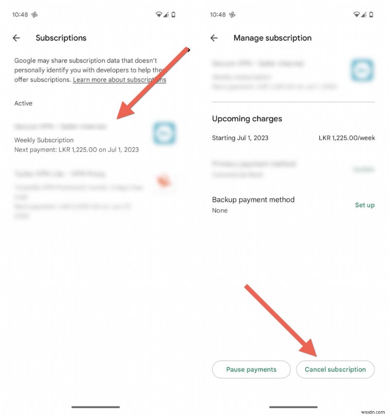 5 सरल चरणों में आसानी से अपनी Google Play सदस्यताएँ रोकें या रद्द करें 