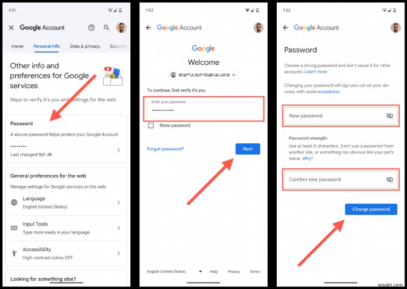 अपना Google खाता सुरक्षित करें:अपना पासवर्ड सुरक्षित रूप से कैसे बदलें या रीसेट करें 