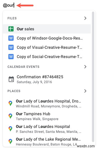 Google स्मार्ट चिप्स की व्याख्या:डॉक्स और शीट्स में स्मार्ट चिप्स कैसे जोड़ें और उपयोग करें 