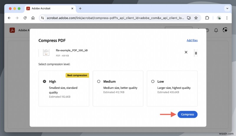 त्वरित मार्गदर्शिका:गुणवत्ता खोए बिना macOS पर पीडीएफ फाइलों को सिकोड़ें 