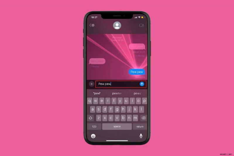 शीर्ष iMessage ट्रिक्स:अपने iPhone पर  प्यू प्यू  और अन्य आश्चर्यजनक प्रभाव बनाएं 