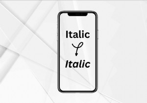 अपने iPhone पर सभी ऐप्स पर टेक्स्ट को इटैलिकाइज़ कैसे करें 