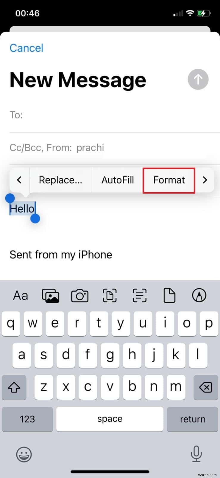 अपने iPhone पर सभी ऐप्स पर टेक्स्ट को इटैलिकाइज़ कैसे करें 