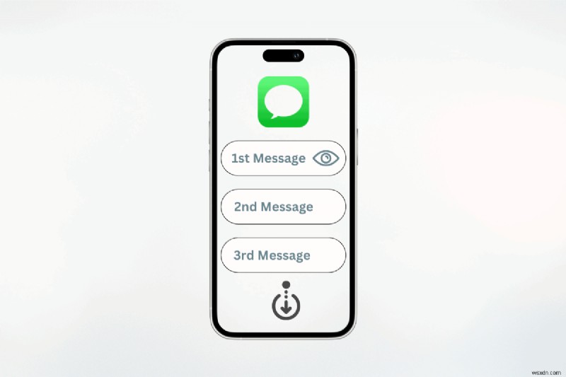 स्क्रॉल किए बिना अपनी बातचीत में पहले iMessage तक तुरंत पहुंचें 