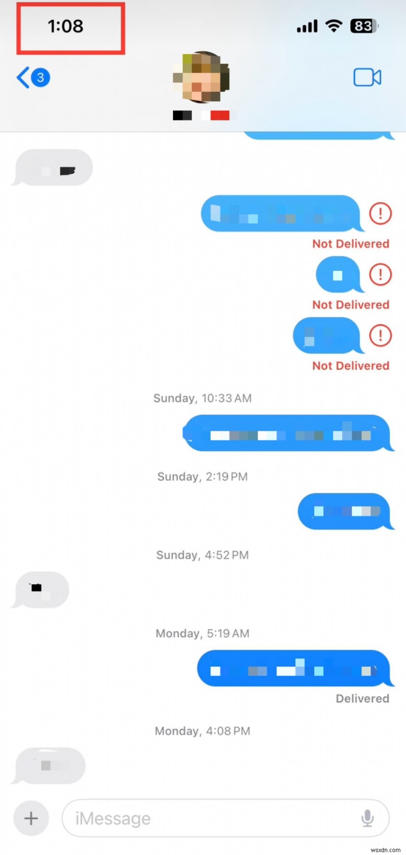 स्क्रॉल किए बिना अपनी बातचीत में पहले iMessage तक तुरंत पहुंचें 