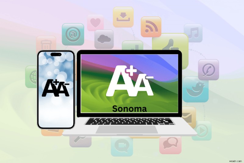 iPhone और macOS सोनोमा पर प्रति ऐप टेक्स्ट का आकार समायोजित करें:एक चरण-दर-चरण मार्गदर्शिका 