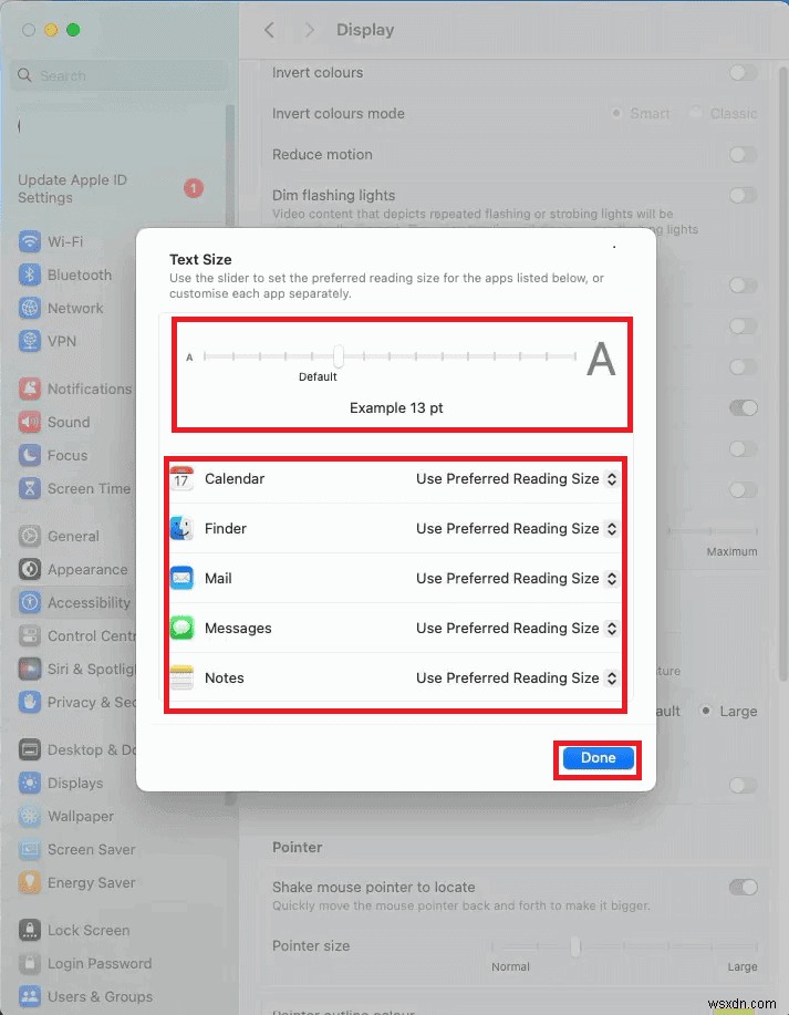 iPhone और macOS सोनोमा पर प्रति ऐप टेक्स्ट का आकार समायोजित करें:एक चरण-दर-चरण मार्गदर्शिका 