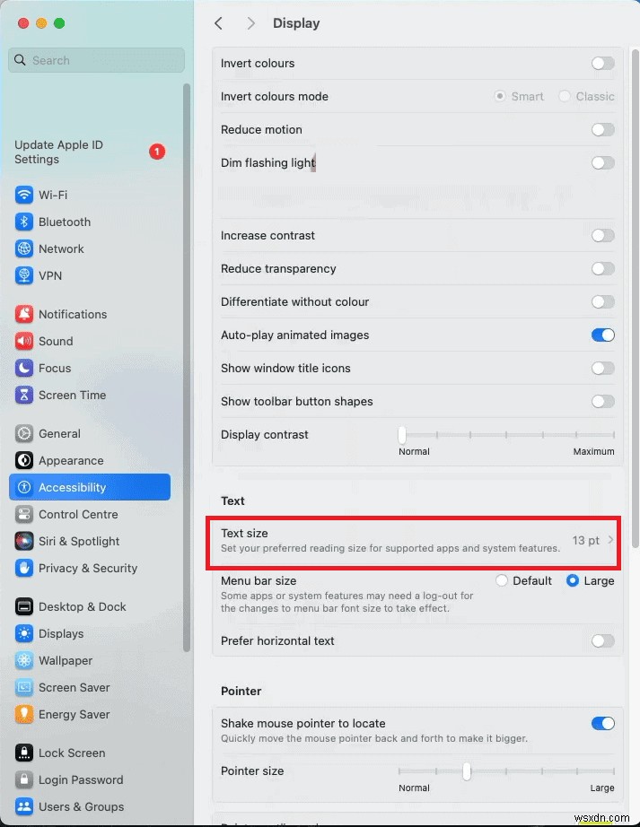 iPhone और macOS सोनोमा पर प्रति ऐप टेक्स्ट का आकार समायोजित करें:एक चरण-दर-चरण मार्गदर्शिका 