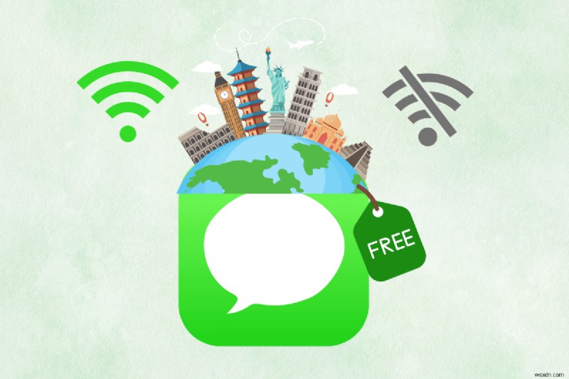 क्या अंतर्राष्ट्रीय iMessage वाई-फ़ाई के साथ या उसके बिना मुफ़्त है? 