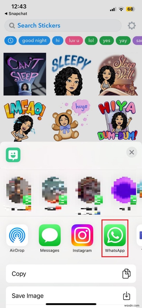 iPhone के लिए WhatsApp पर Bitmoji का उपयोग करना:चरण-दर-चरण मार्गदर्शिका 