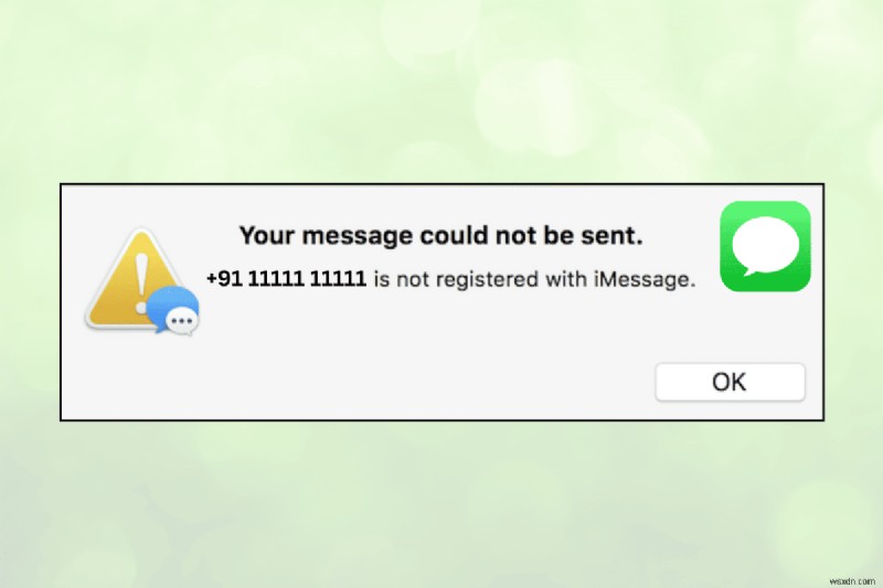 iPhone पर  फ़ोन नंबर iMessage के साथ पंजीकृत नहीं है  त्रुटि को ठीक करना 