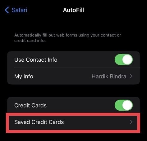 iPhone पर अपना क्रेडिट कार्ड सुरक्षित रूप से संग्रहीत करें:चरण-दर-चरण मार्गदर्शिका 