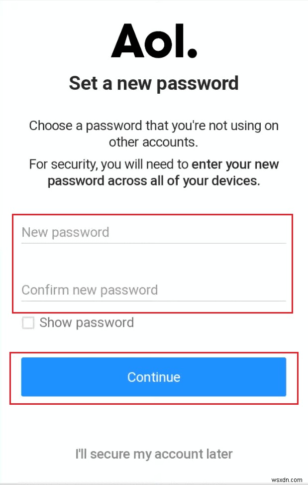 iPhone पर अपना AOL पासवर्ड बदलें - चरण-दर-चरण मार्गदर्शिका 