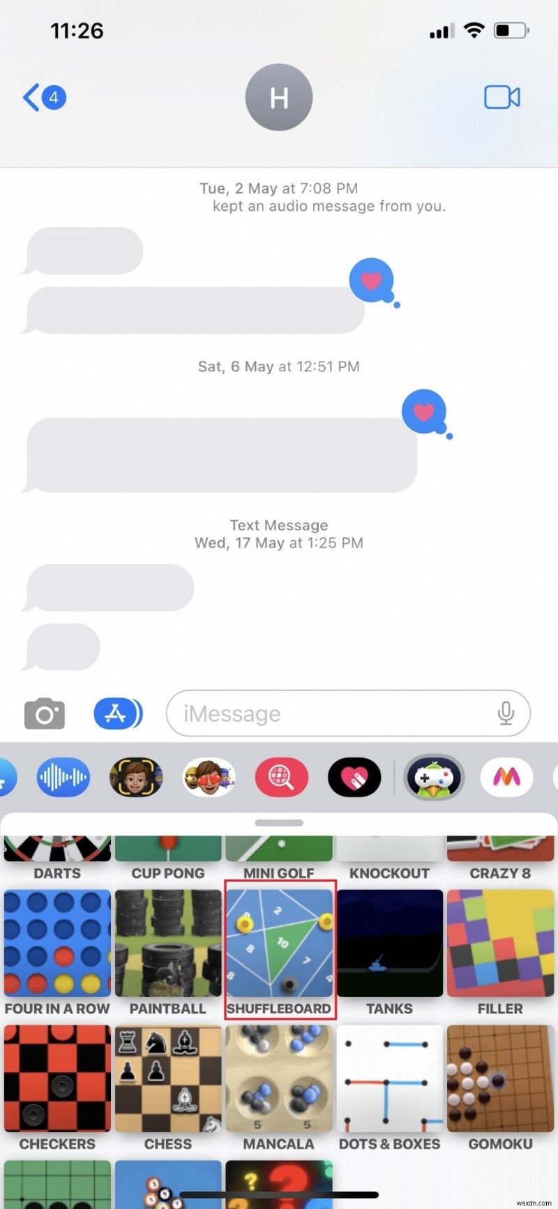 iMessage पर शफ़लबोर्ड खेलें:तुरंत जीतने के लिए चरण-दर-चरण मार्गदर्शिका 