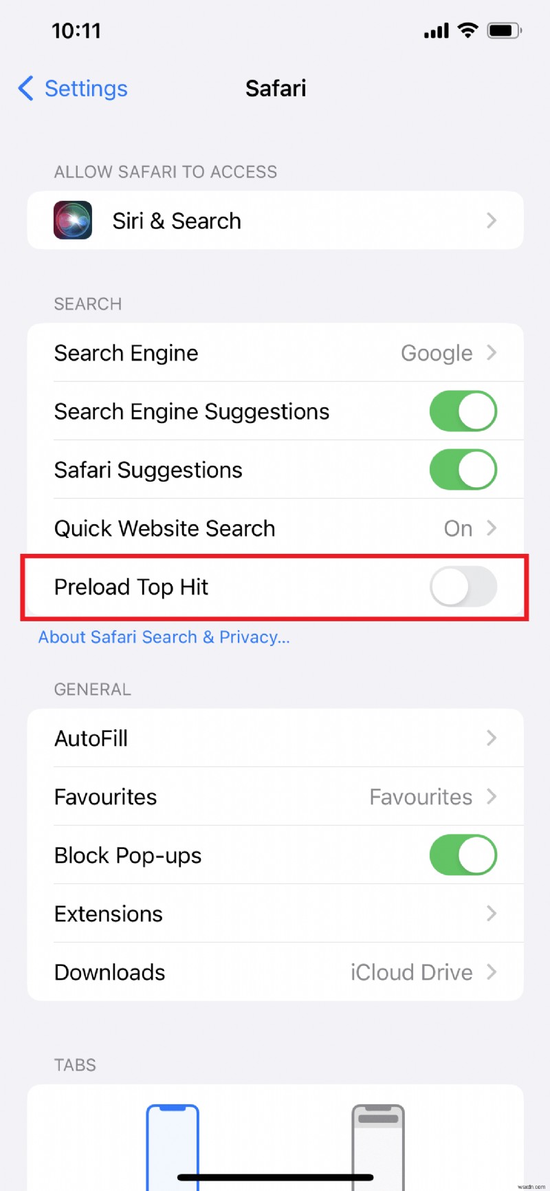 अपने iPhone पर Safari के शीर्ष हिट्स को मिनटों में कैसे छिपाएँ 