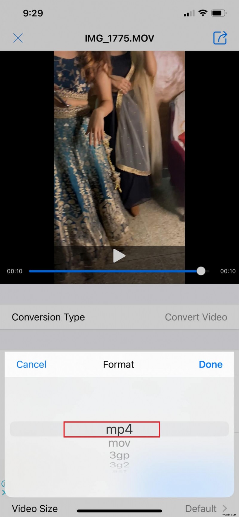 iPhone वीडियो को जल्दी और सुरक्षित रूप से MP4 में कनवर्ट करें 